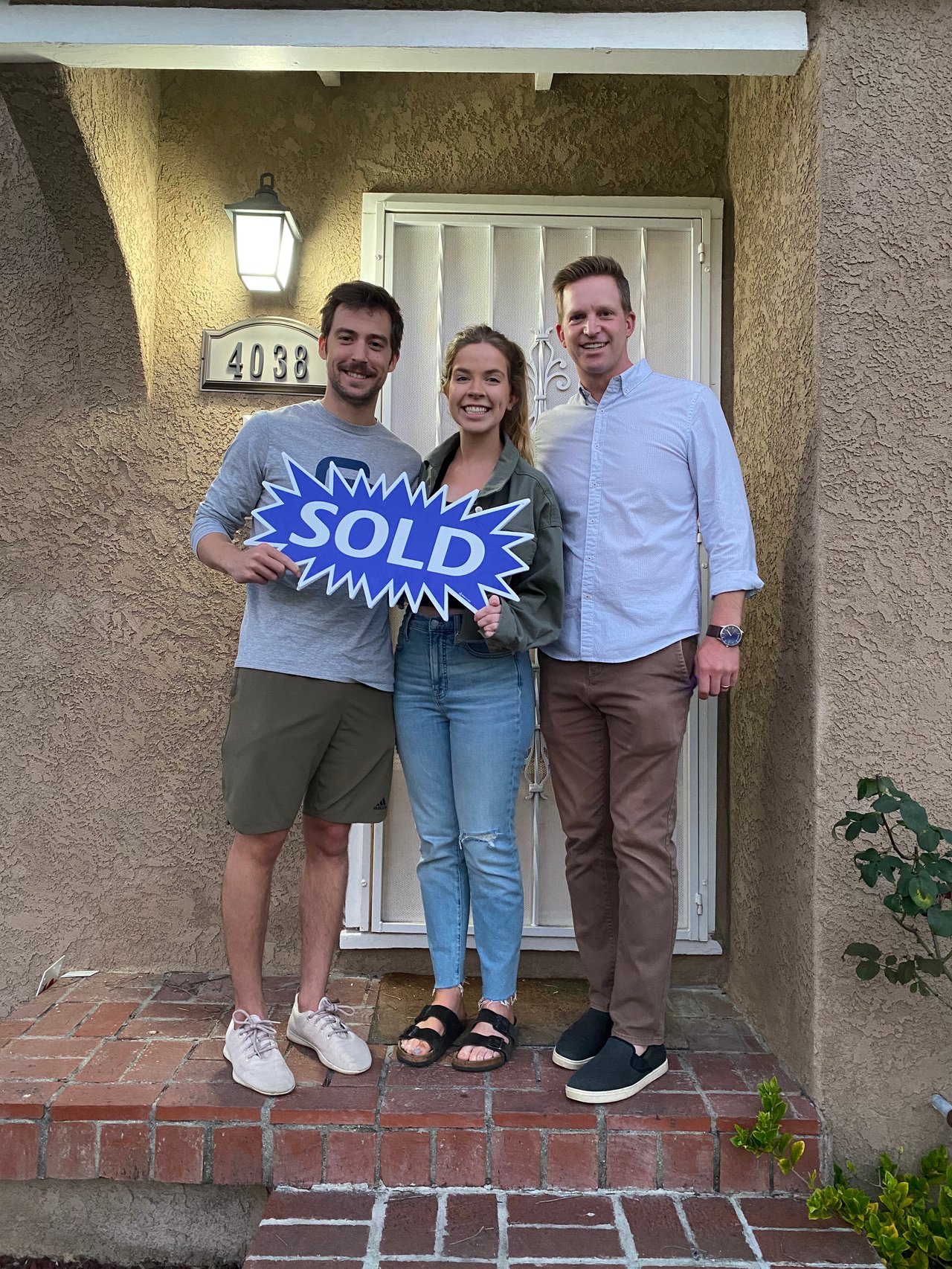 Ben Crosby with first time buyer in competitive San Diego market.