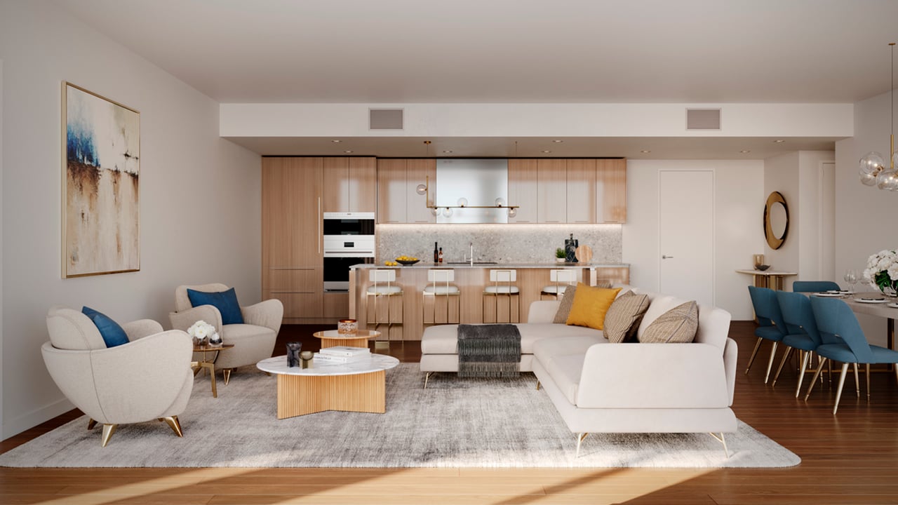 Mr. C Residences living room 