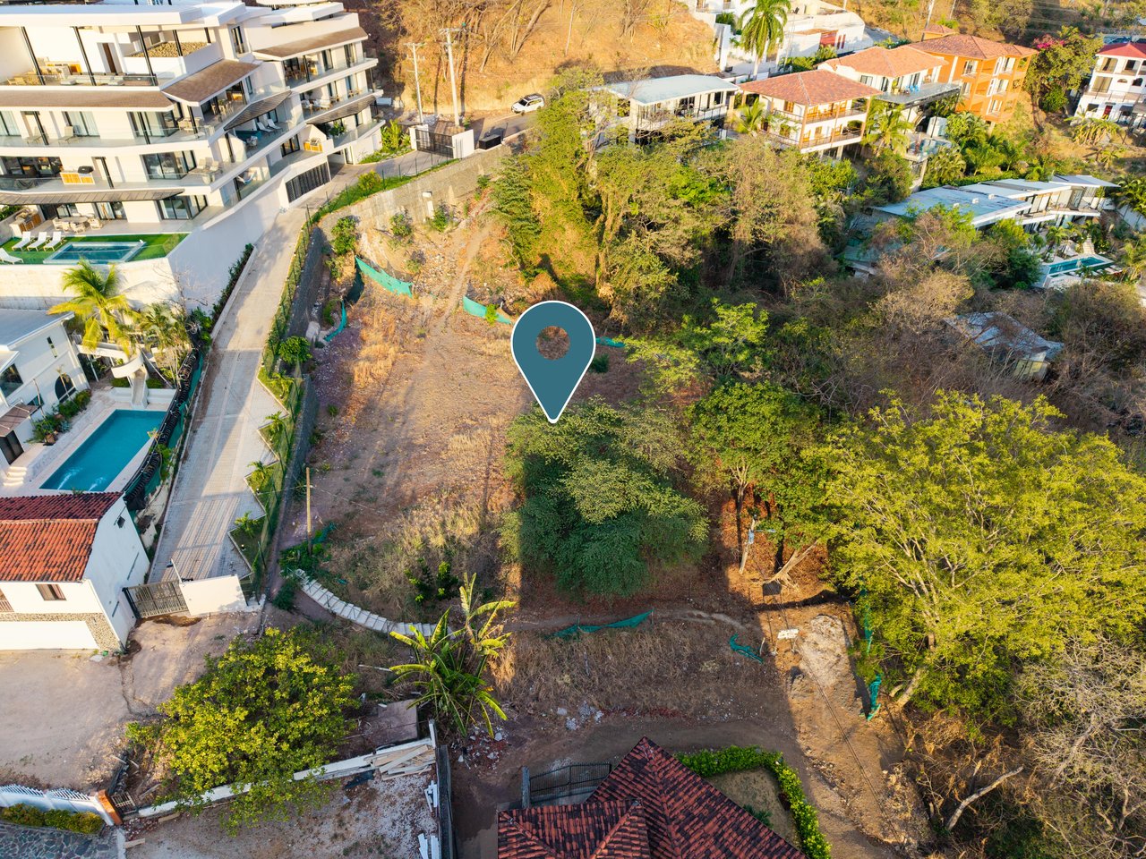 Villa Terraza Lot | Ocean View Opportunity in Tamarindo with Water and Power Already in Place