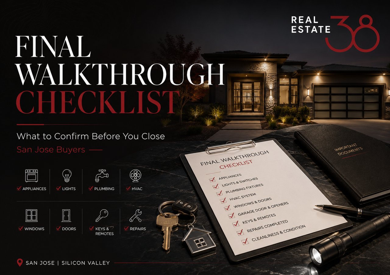 Final Walkthrough Checklist (San Jose): What to Confirm Before You Close