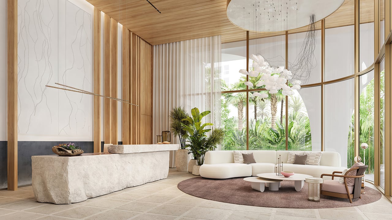 Waldorf Astoria Residences Pompano Beach lobby 