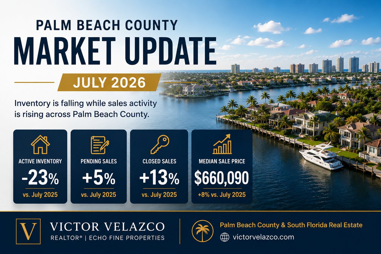 Palm Beach County Real Estate Market Update: July 2026