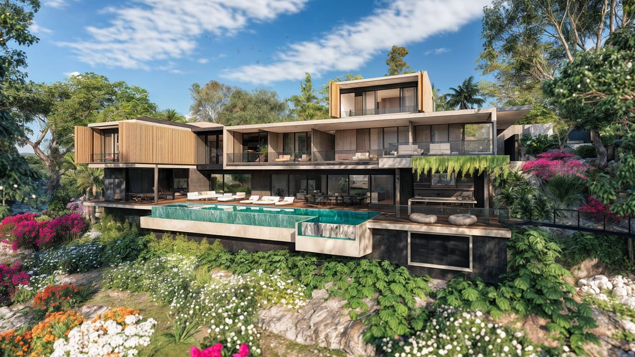 Spectacular Golf-Front Ocean View Estate Homesite with Ultra-Luxury Home Design Estate Lot 384 | Peninsula Papagayo