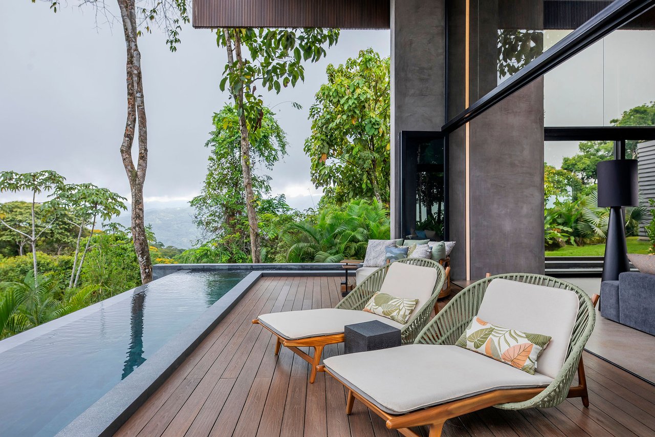 Villa Corazon de la Selva: Pristine Ocean View Luxury Home For Sale in Escaleras Costa Rica