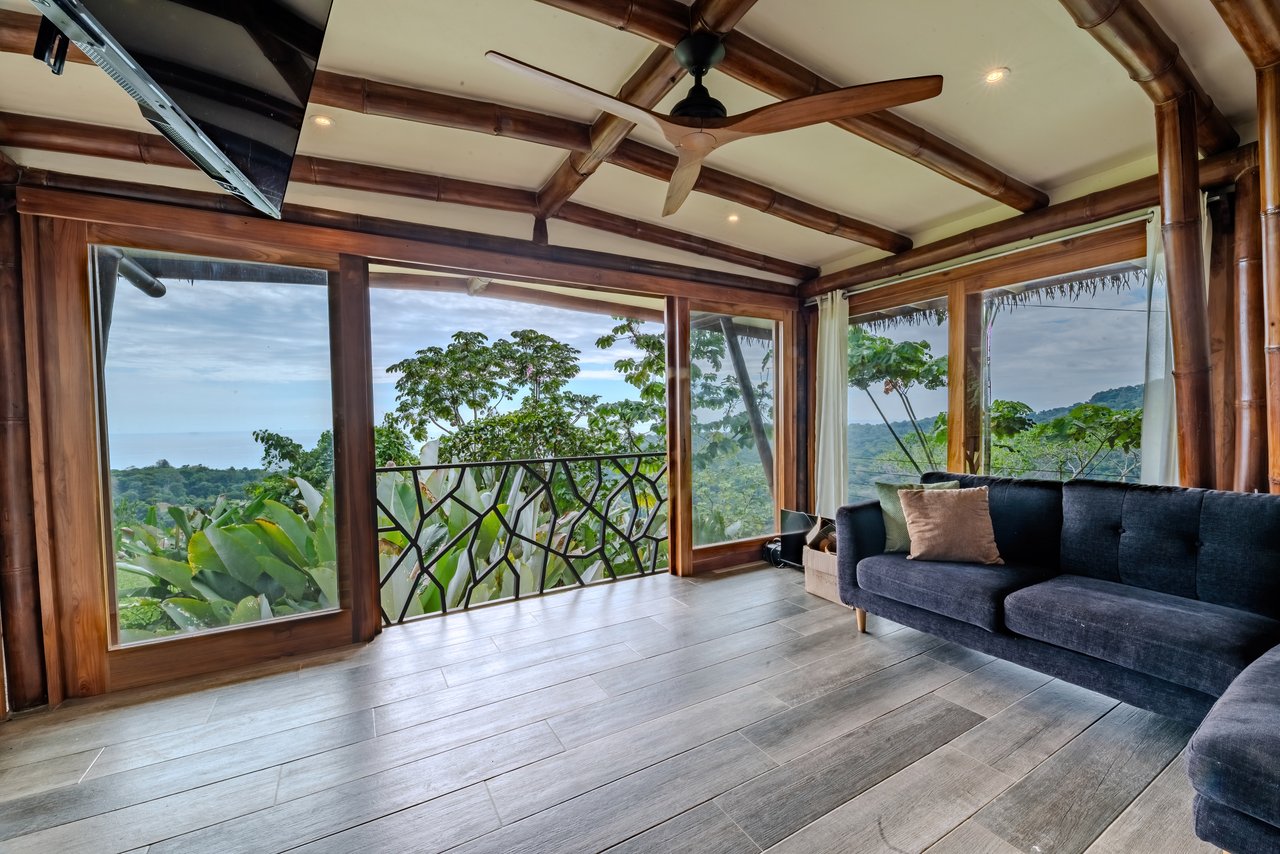 The Best Ocean View Home in Dominical |3 br, 3 ba, 2.2 Acres