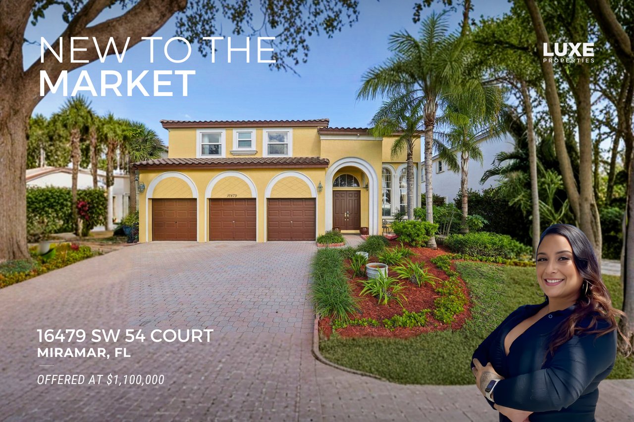 16479 SW 54 Court, Miramar, FL - Presented by Carina Lopez
