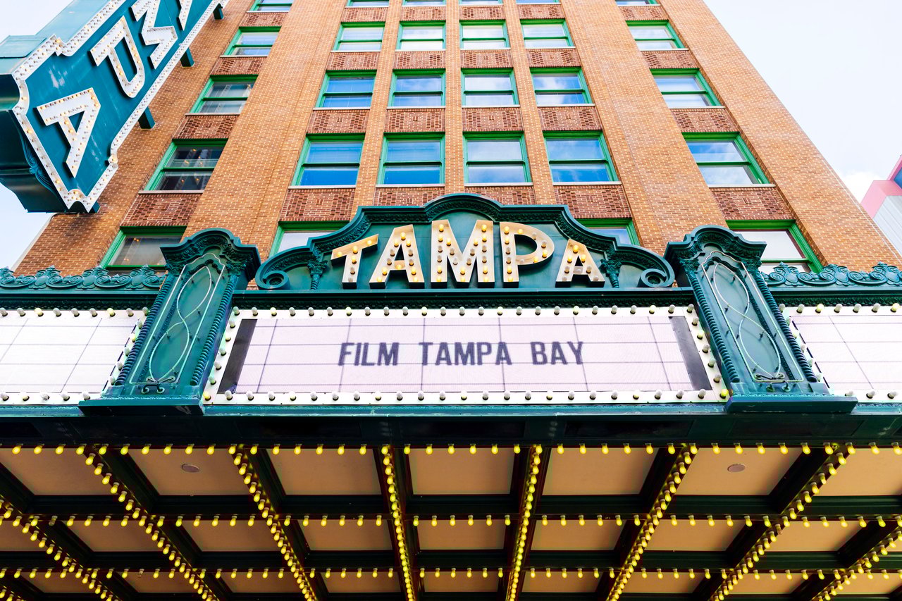 Art Deco Tampa Theatre interior starlit ceiling downtown Tampa