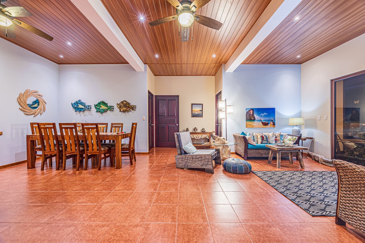 0.50 ACRES – 5 Bedroom Riverfront Modern Home, Walking Distance To Dominical!!!