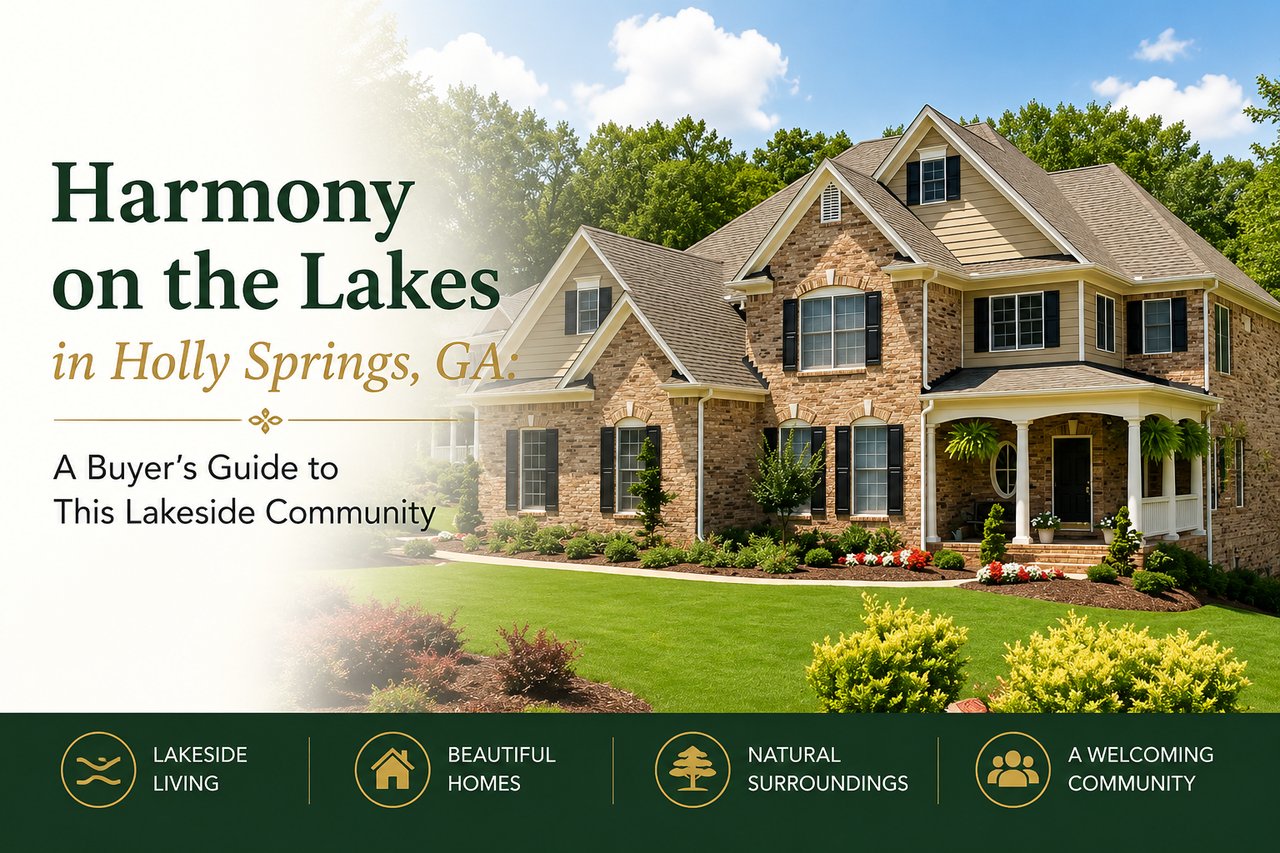 Harmony on the Lakes in Holly Springs, GA: A Buyer's Guide to This Lakeside Community cover