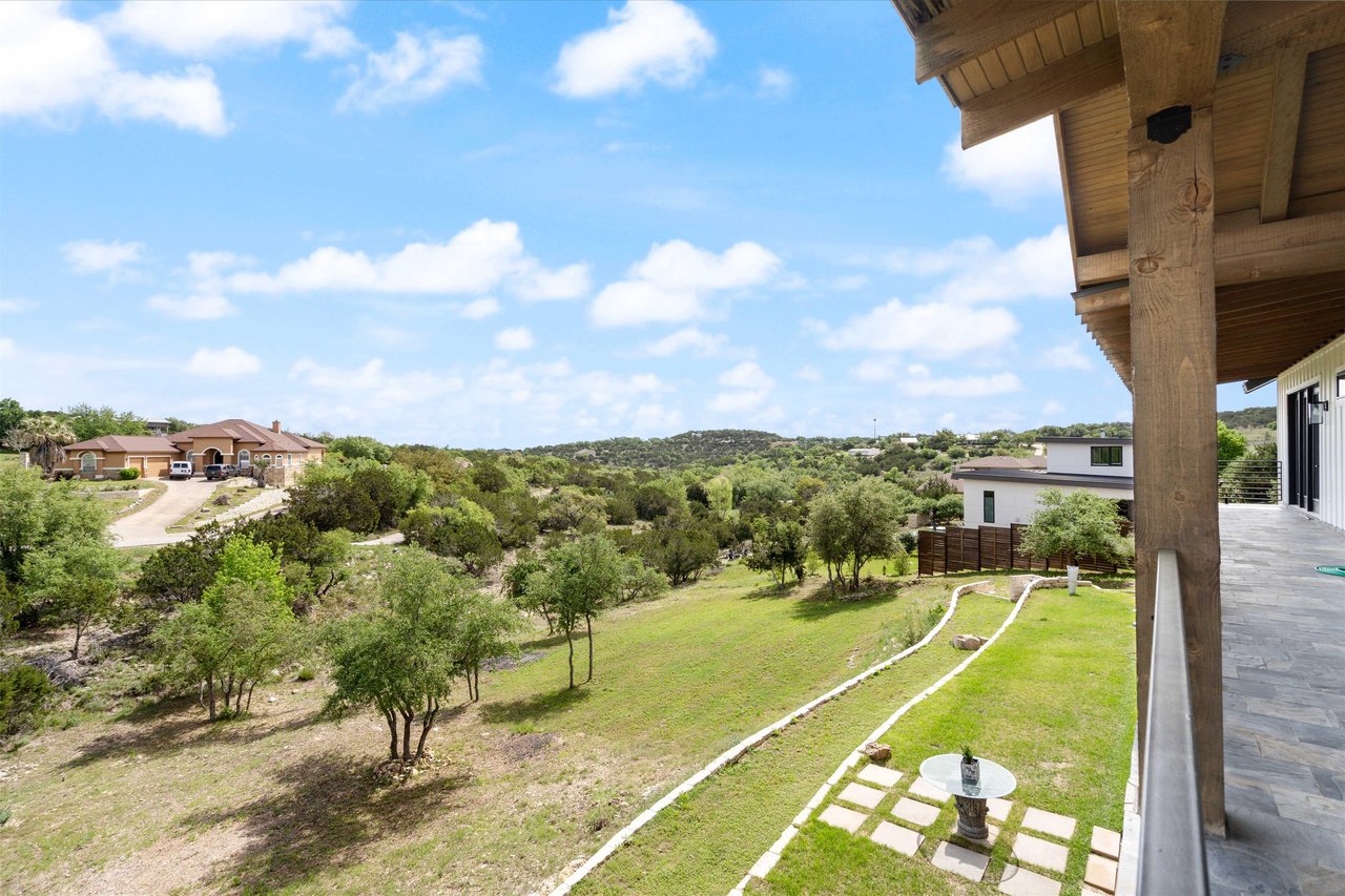 Views from upper deck off living space