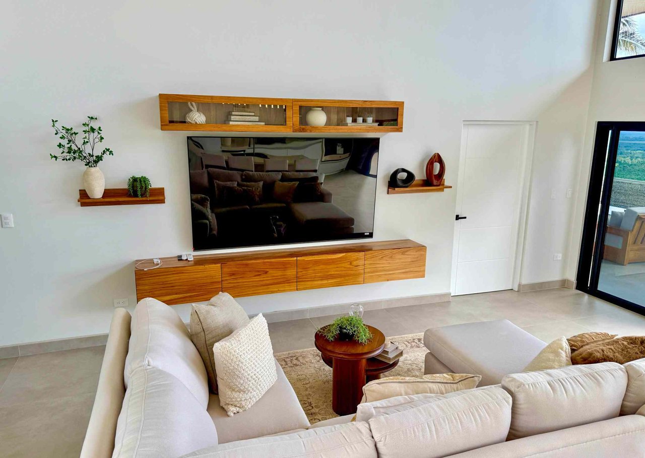 Brand New Modern Luxury 4-Bedroom Home with Pool and Incredible Panoramic Coastal & Ocean Views in Teancum at Tawal near Ojochal Costa Rica