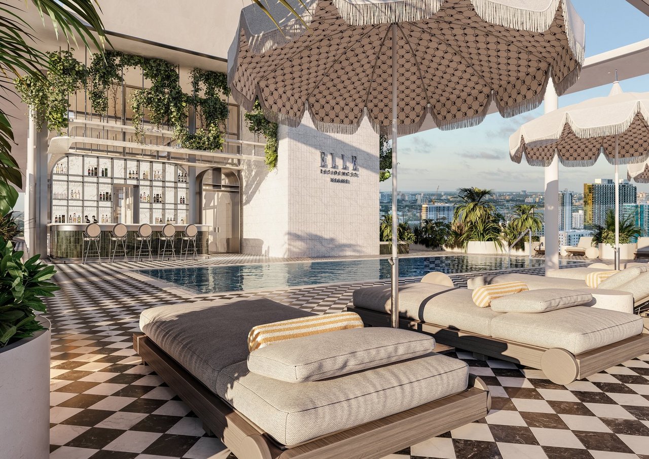 December 2024 | New Renderings Unveiled for Amenity Spaces at ELLE Residences Miami