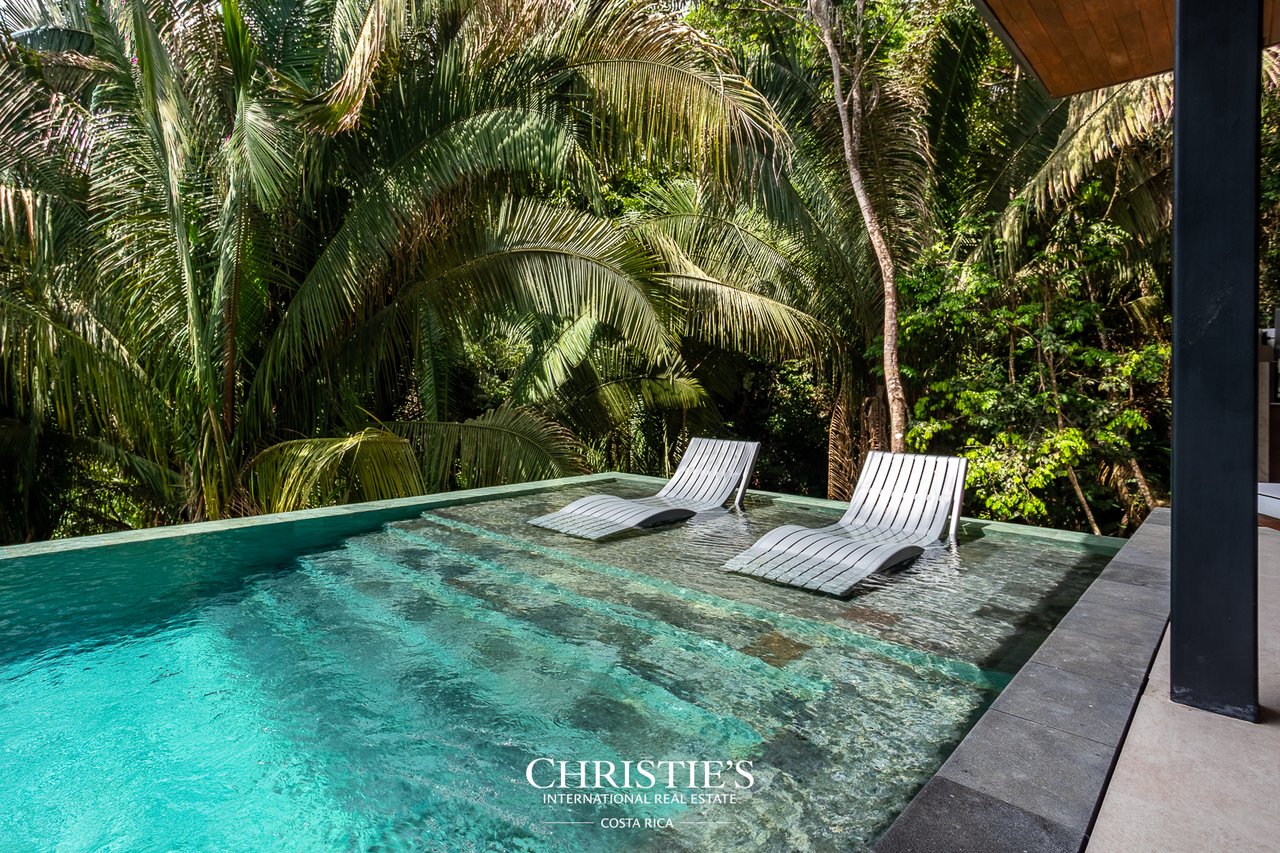 Modern Tropical Ocean & Mountain View Home
