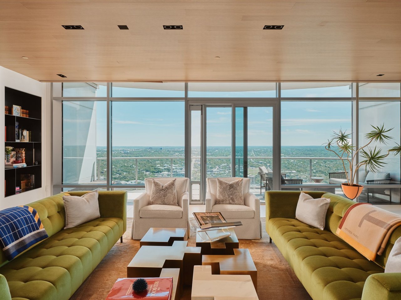 Panoramic Views of Living Art at The Austonian