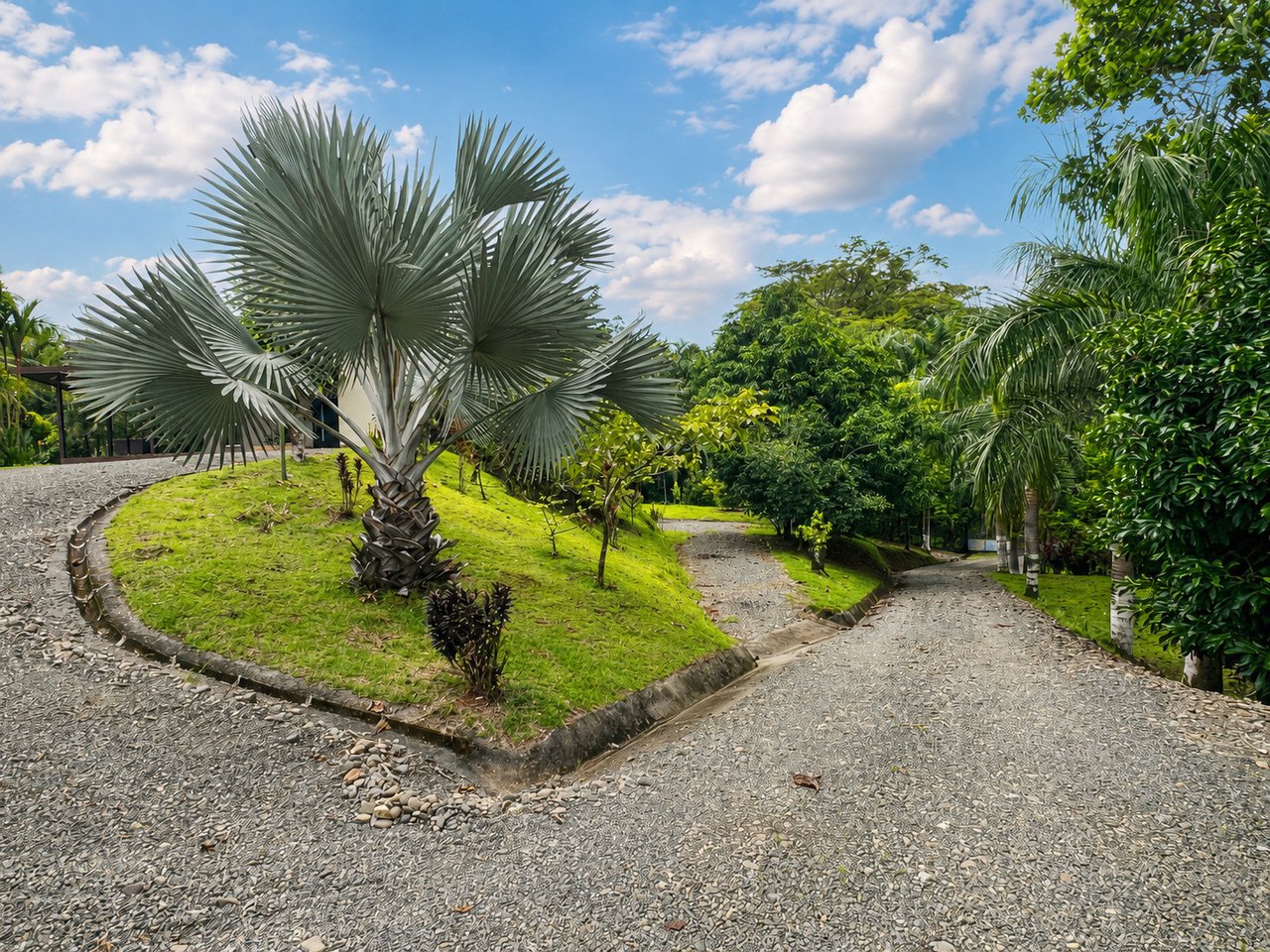 Private Single-Level Home on 1.25 Gated Acres with Fruit Trees