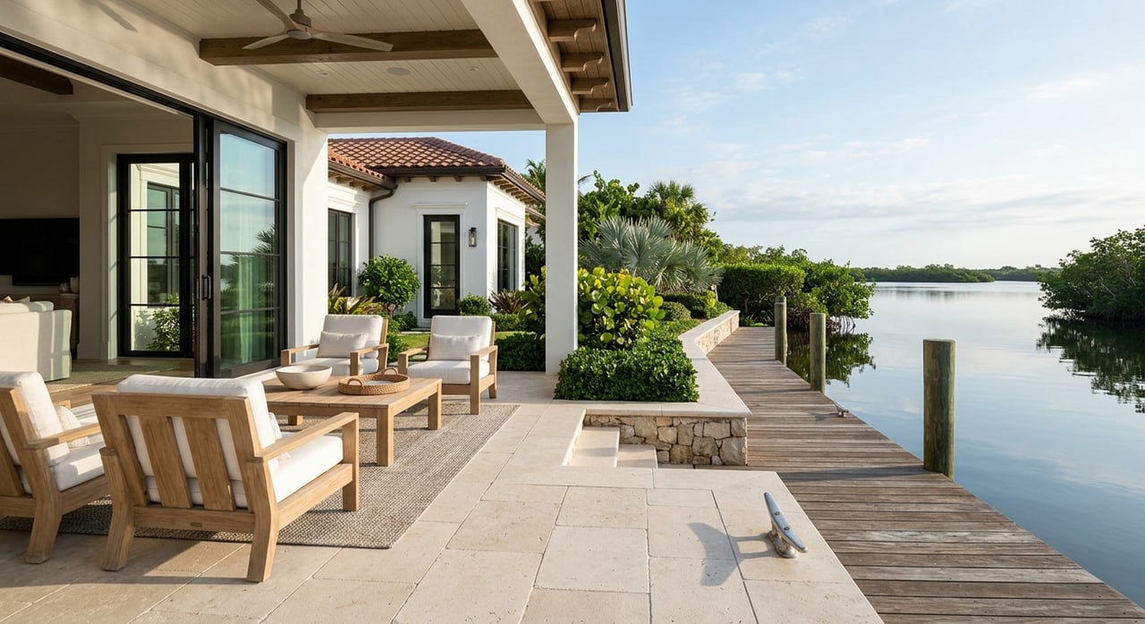Outdoor Living And Bay Access In Palmetto Bay