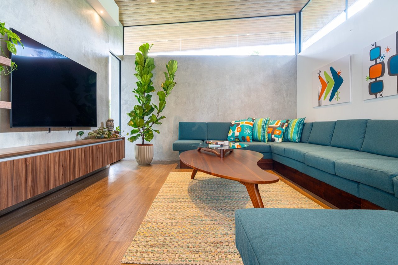 Stunning 3-Bedroom, 2.5-Bathroom Tropical Mid-Century Modern Home – Steps from the Beach