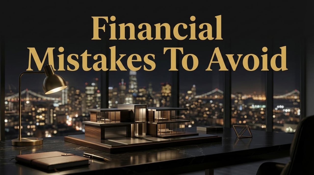 Architectural model on a dark desk representing strategy for buying a house in the Bay Area.