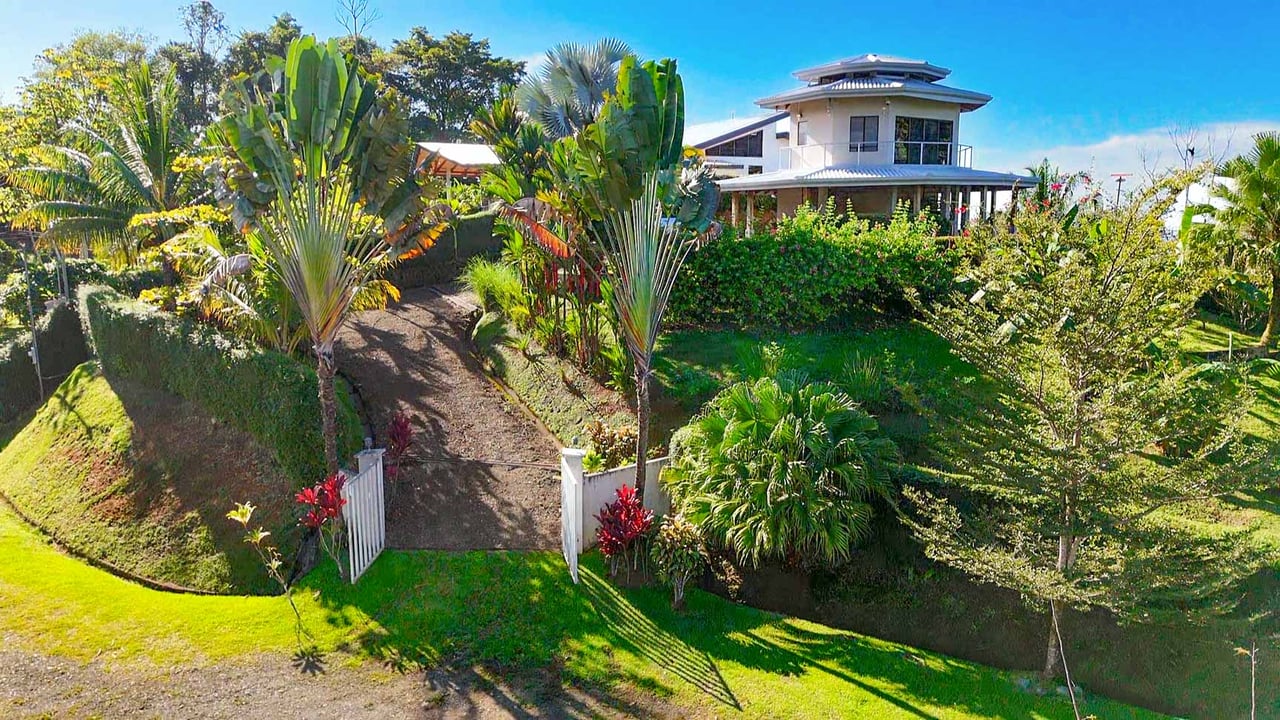 Ocean, Jungle & Mountain View Home in Ojochal | Protected Jungle Setting