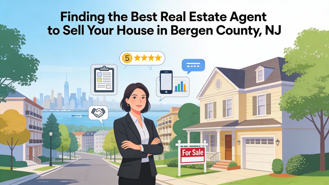 Finding the Best Real Estate Agent to Sell Your House in Bergen County, NJ