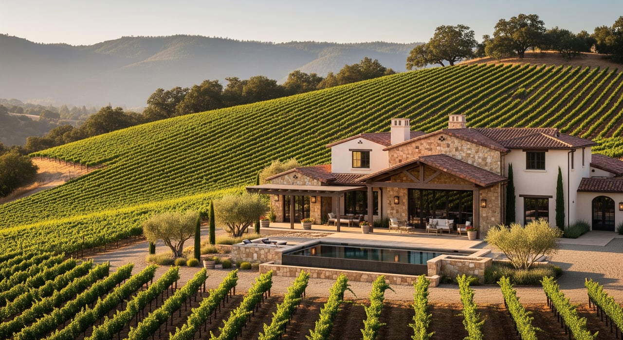 Plymouth Wine Country Living: Homes Among The Vines cover