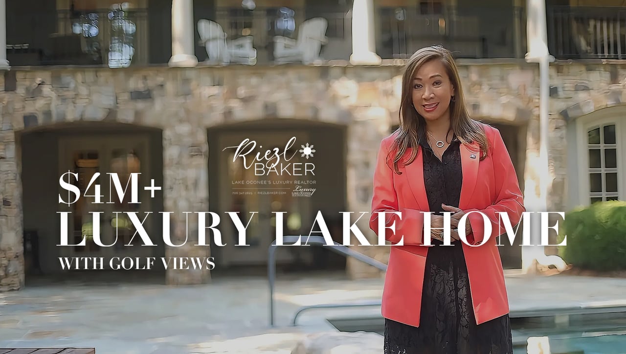 Timeless Reynolds Lakefront Estate with Pool on the Coveted Lake Club Drive