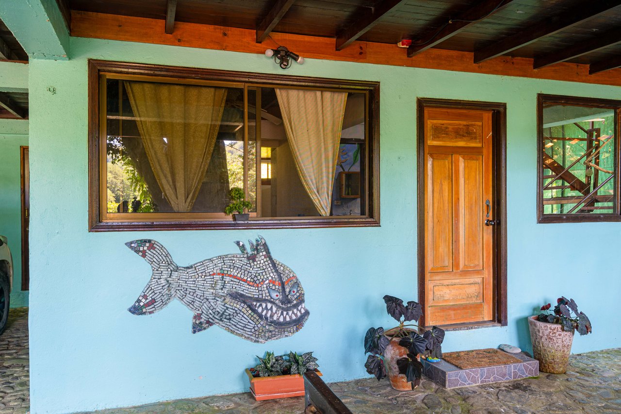 0.15 ACRES – 2 Bedroom Artistic River Home In The Rainforest!!!
