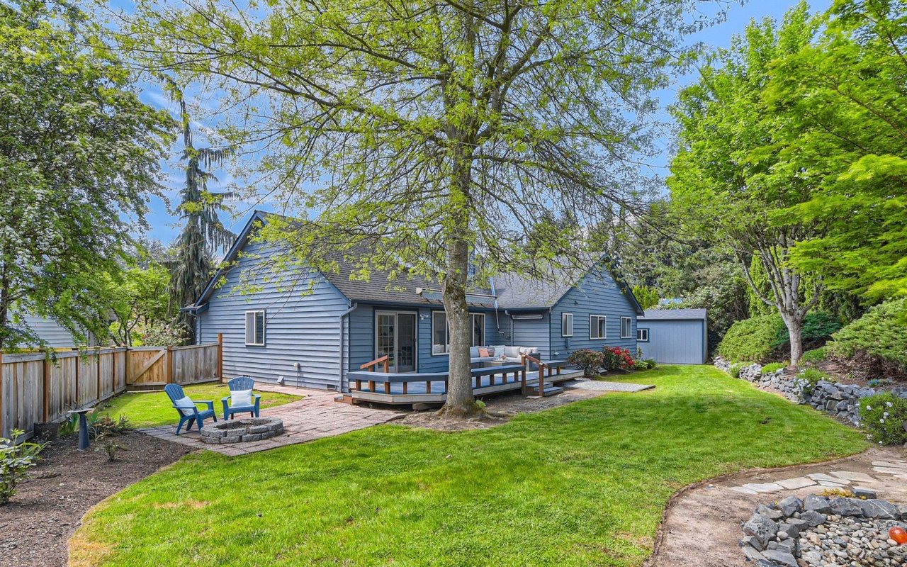Bothell Rambler with Backyard Oasis