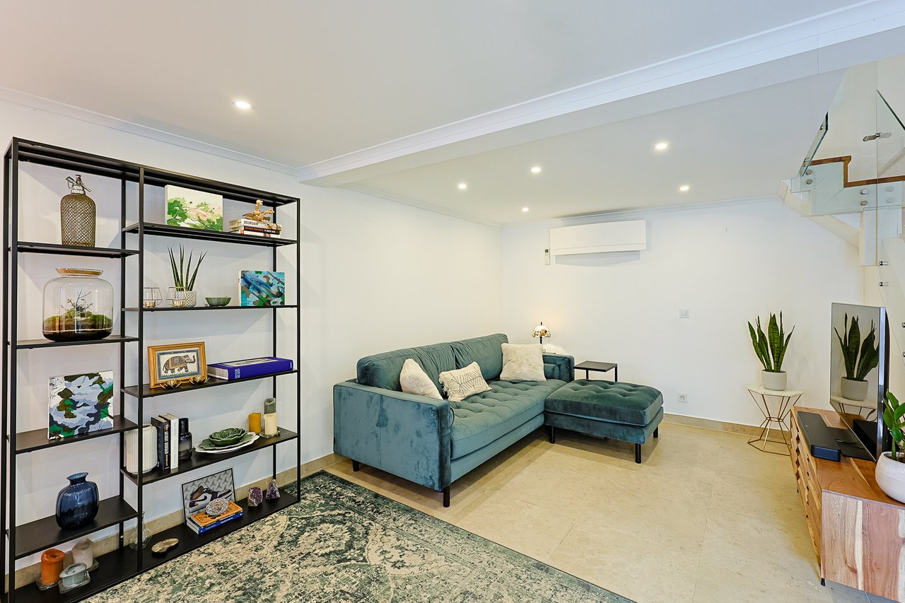 Trendy 1-Bedroom Duplex with Private Terrace in Lisbon’s Historic Heart