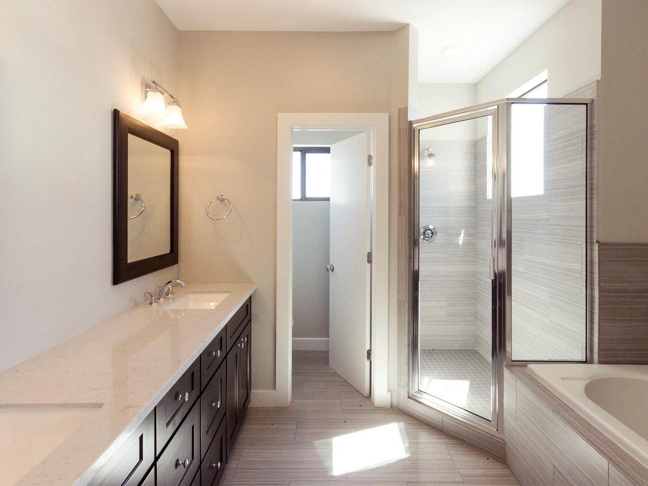 Modern on Ennis bathroom design
