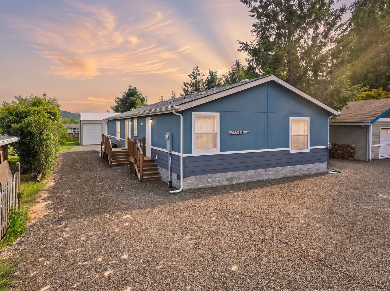 Sold Bayside Gardens home at 11045 Seamont Way in Nehalem, Oregon, with a large shop, boat parking, and buyer representation by Meadow Davis of Home + Sea Realty.
