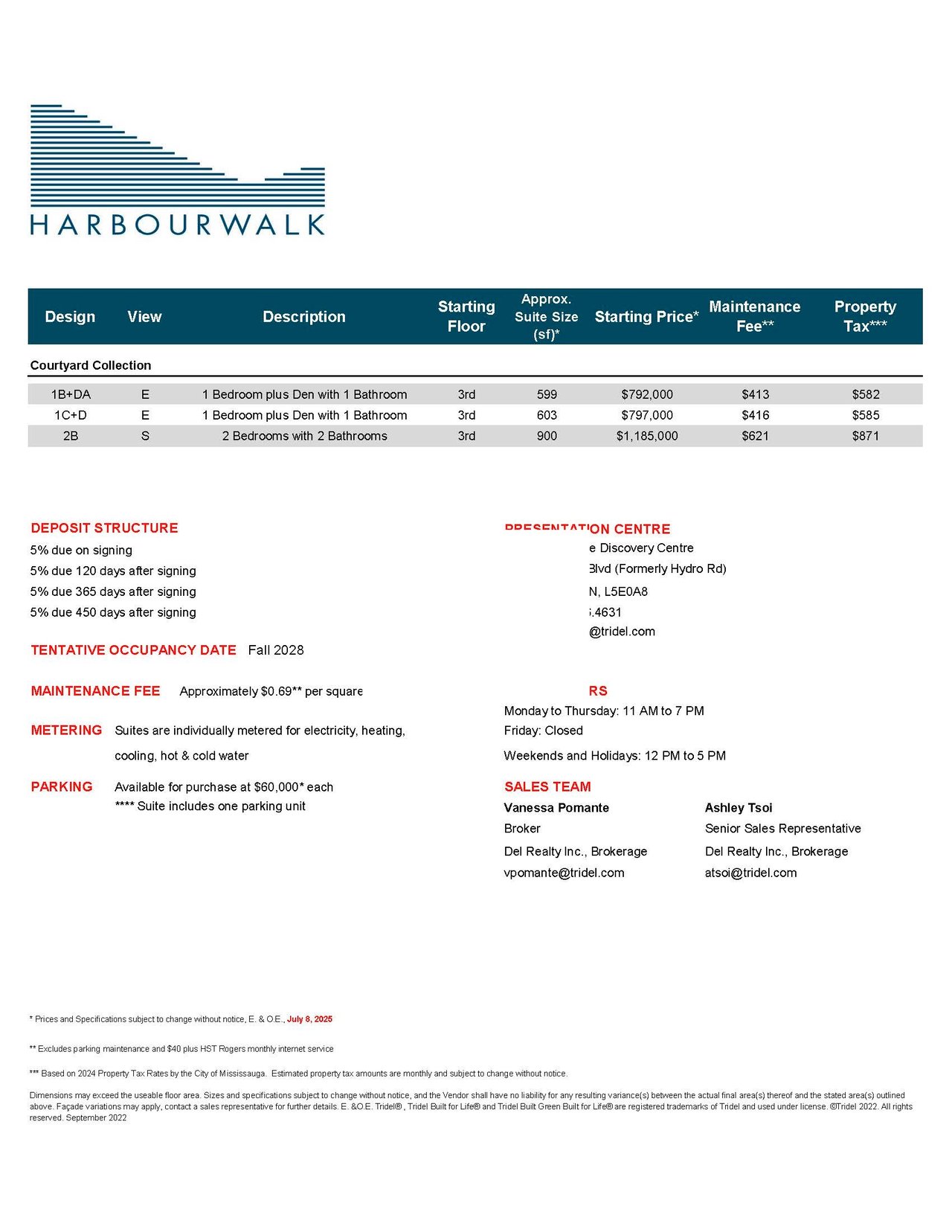 Harbourwalk Waterfront Condos