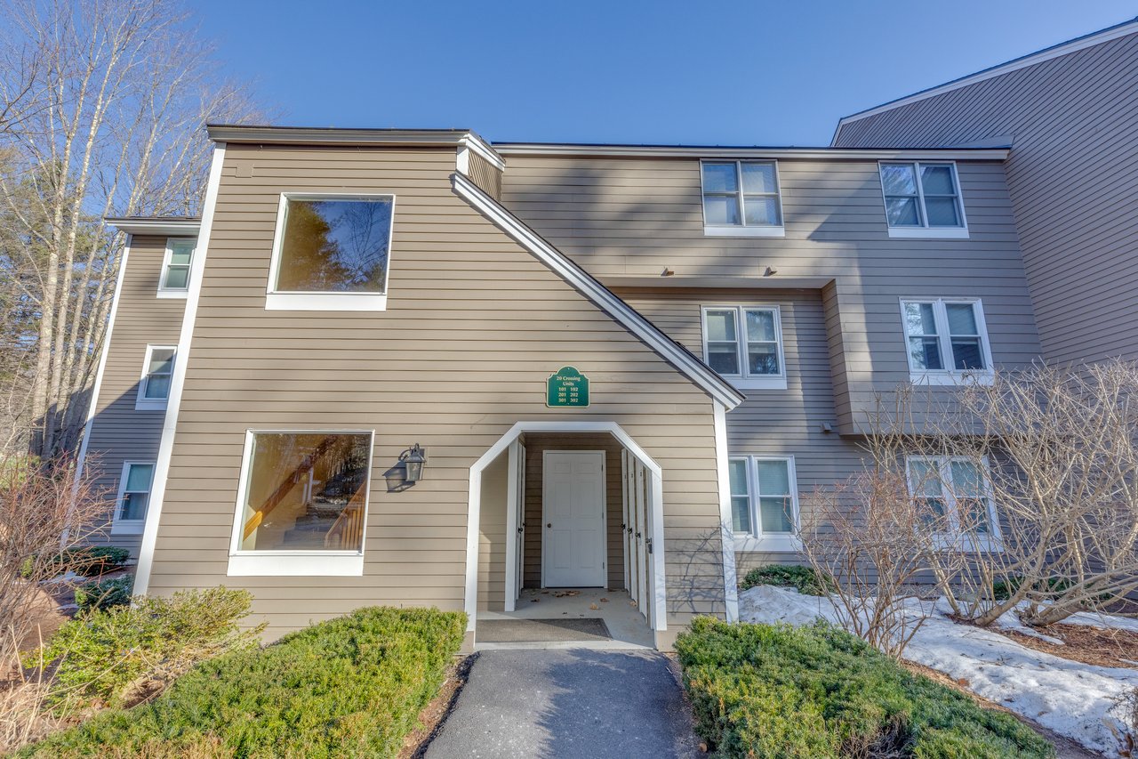 Ski Season Rental with panoramic water and mountain views
