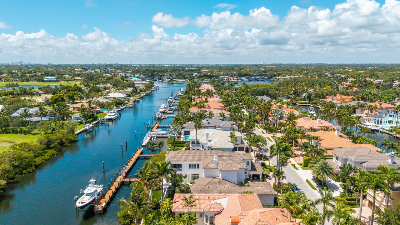 Palm Beach Gardens Waterfront Compound | 200' Deepwater Dockage | Harbour Isles