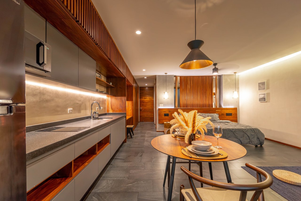 Luxury Furnished Studio with Rooftop & Pool | Miraluna Aldea Zama