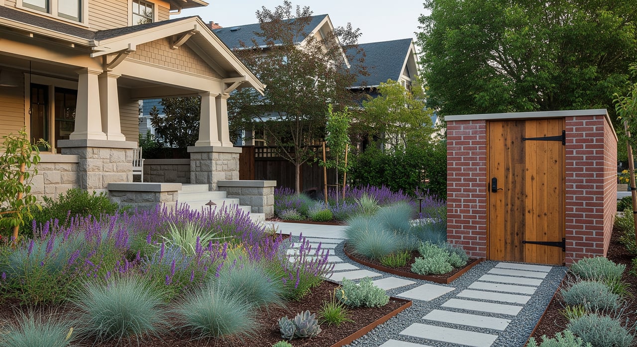 Curb Appeal In Wash Park: Trees, Xeriscape & Alley Doors