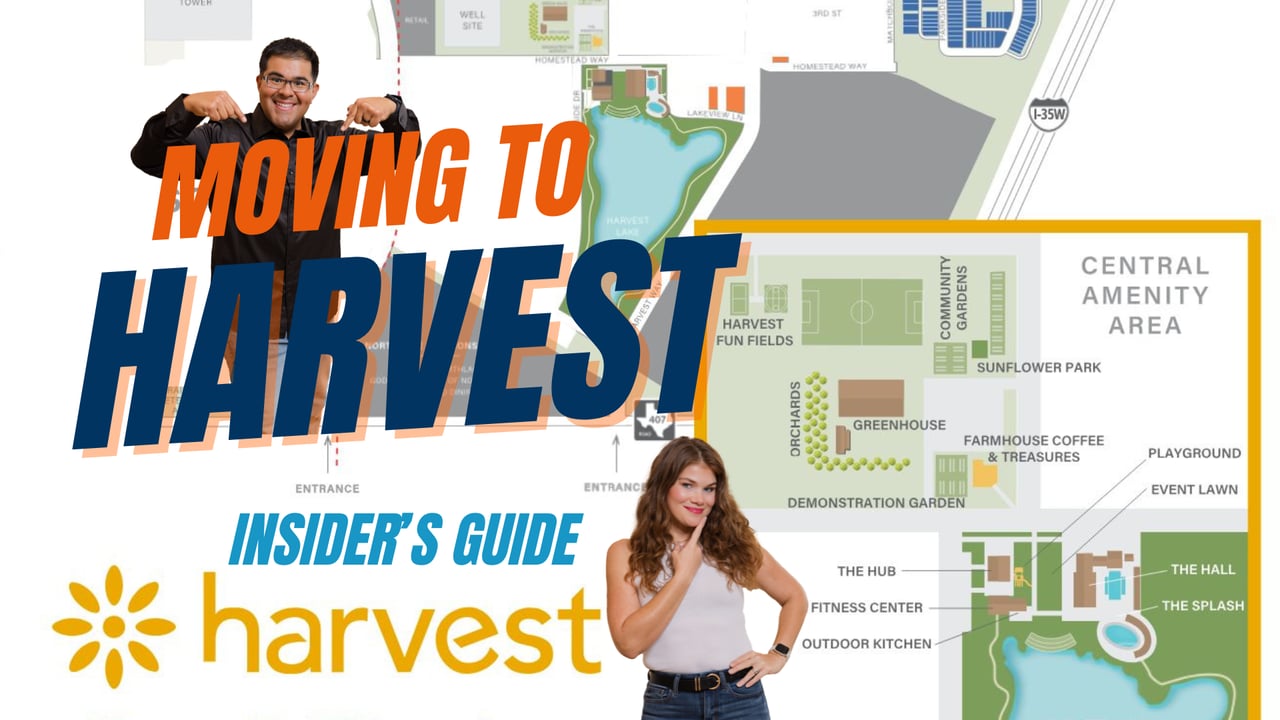 Edson and Paige Miranda Realtors guide to moving to Harvest Argyle Texas
