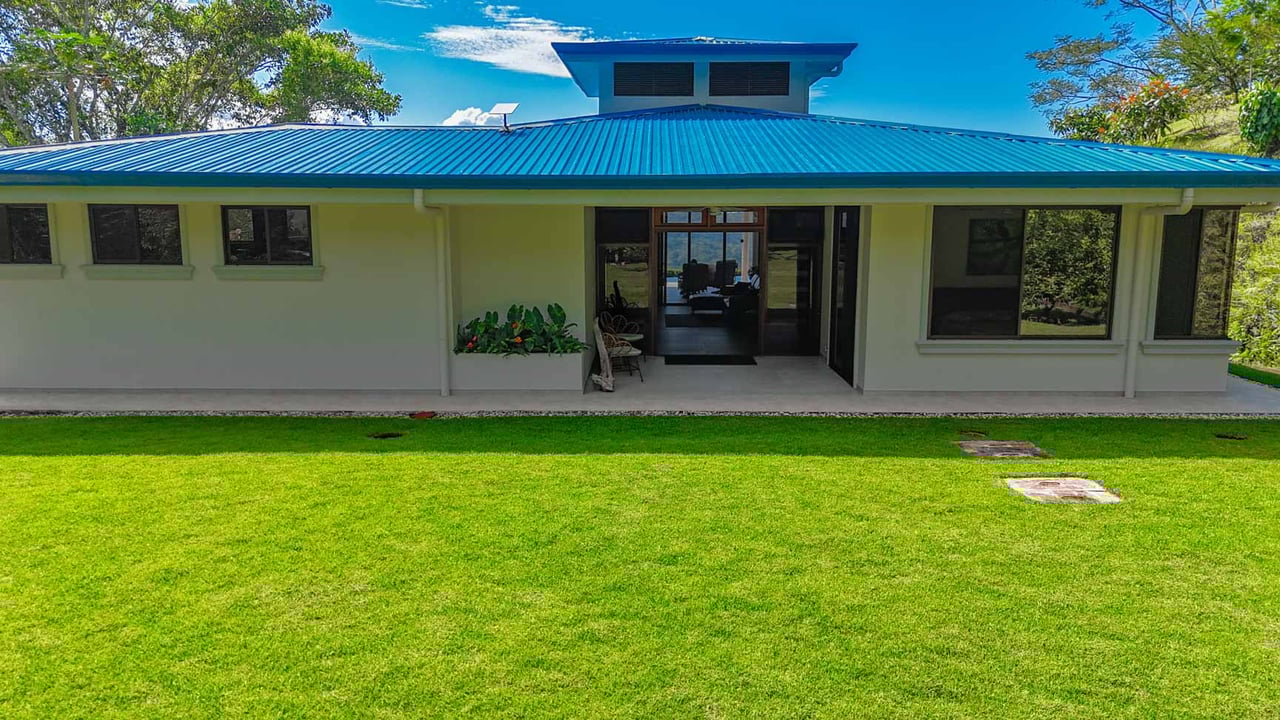 Private 2-Bed Hacienda with Ocean & Mountain Views, Pool & Development Potential in Ojochal