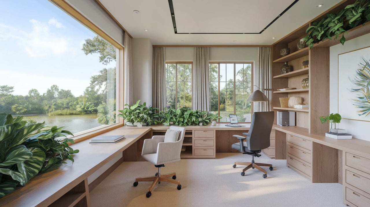 Home Office Design Ideas for The Acreage Homes