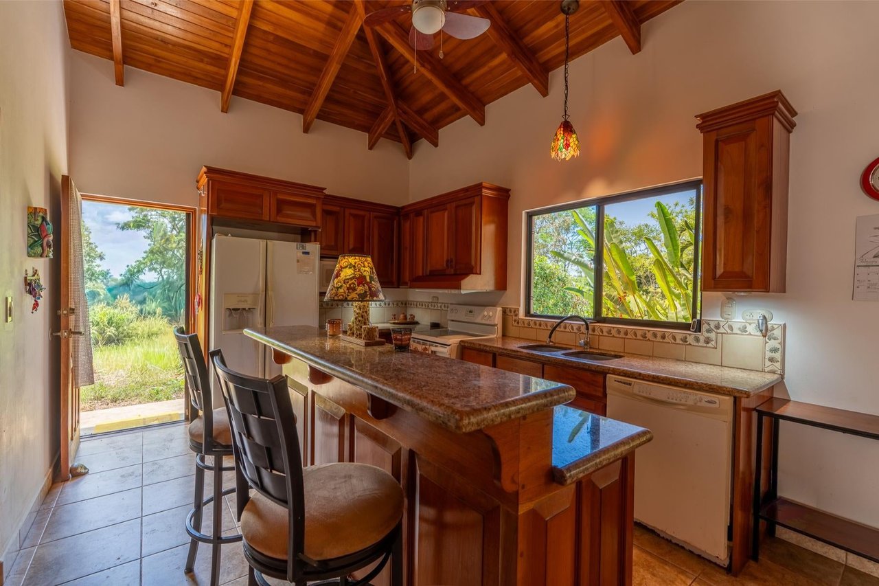 Teak Ceiling Jungle Home, Ojochal, Puntarenas
