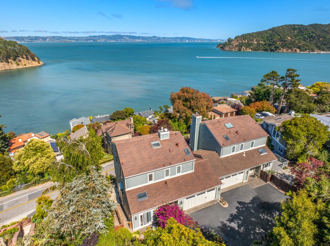 Picturesque Views of the Bay and Angel Island