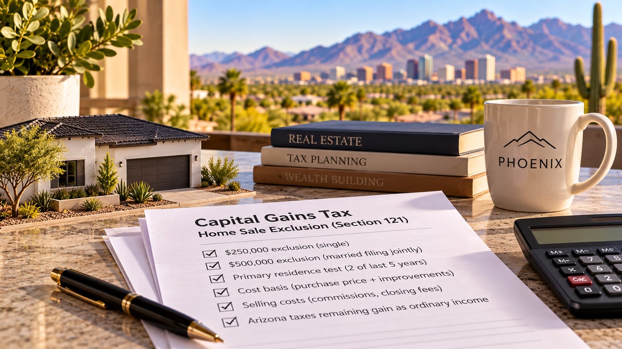How Much Capital Gains Tax Will You Pay When You Sell Your Phoenix Home?