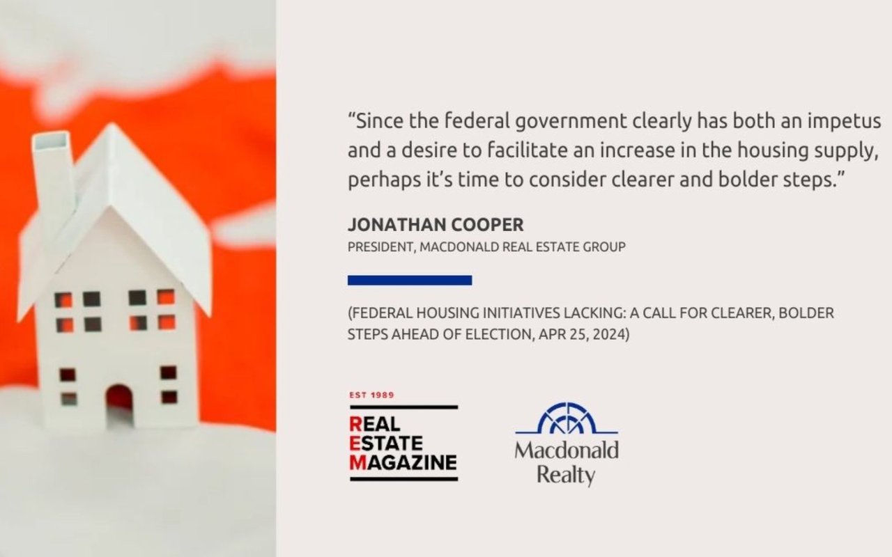 Federal Housing Initiatives Lacking: A Call for Clearer, Bolder Steps Ahead of Election by Jonathan Cooper | Real Estate Magazine