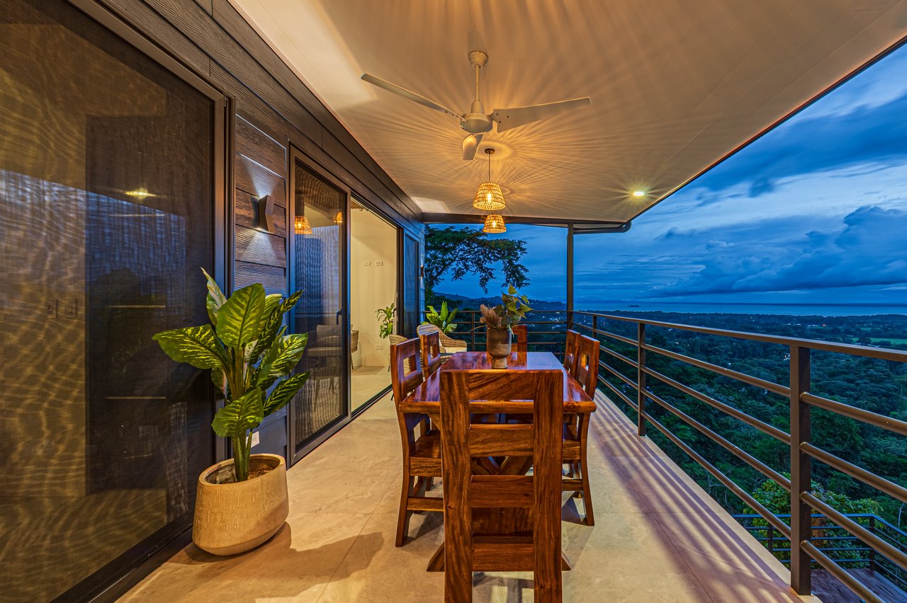 Villa del Altamonte, Best Ocean View Home in the Hills of Uvita.