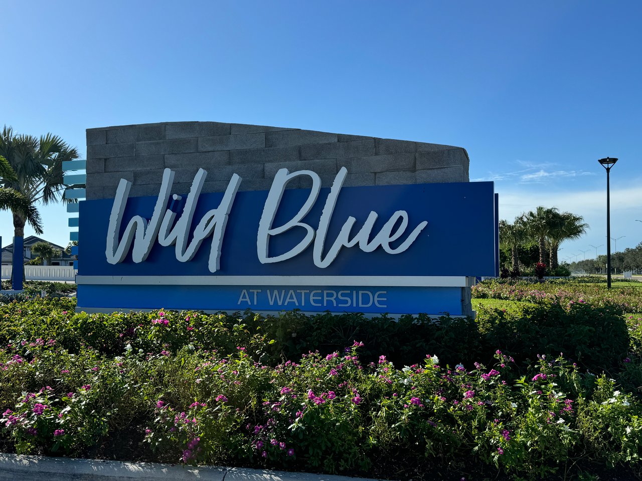 WILD BLUE AT WATERSIDE