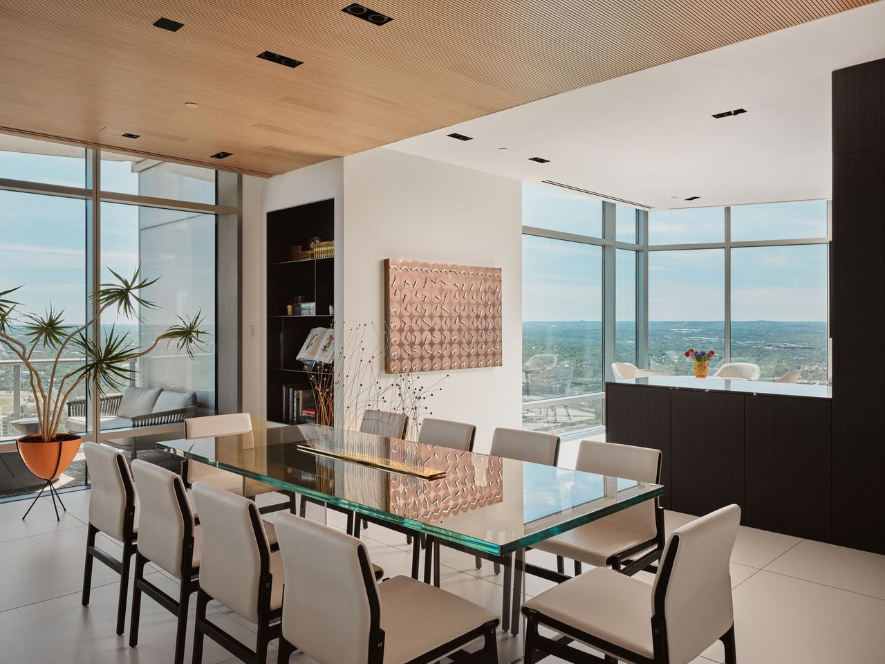 Panoramic Views of Living Art at The Austonian