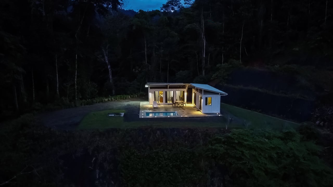 Ocean View Home in Portasol, 2 Bed, 1 Bath, Pool, Private Waterfall & Extra Building Site