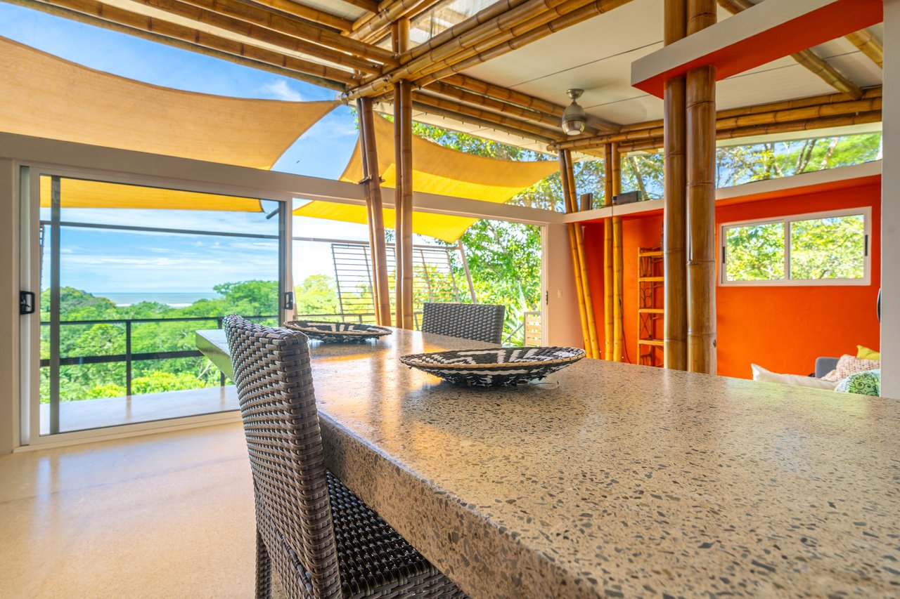 Casa Chiquita - Ocean View Retreat in the Heart of Ojochal – 3 Bed, 3 Bath with Pool, Fruit Trees & Prime Location