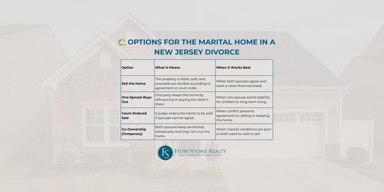 table-showing-options-for-the-marital-home-during-divorce-in-new-jersey-with-florostone-realty