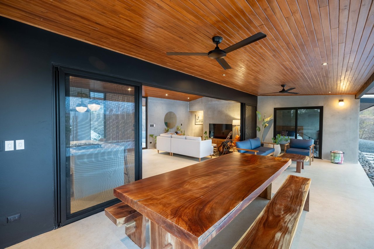 Casa Negra | Modern 3-Bedroom Luxury Home with Pool and Mountain Views near Playa Negra, Costa Rica